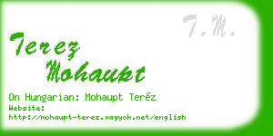 terez mohaupt business card